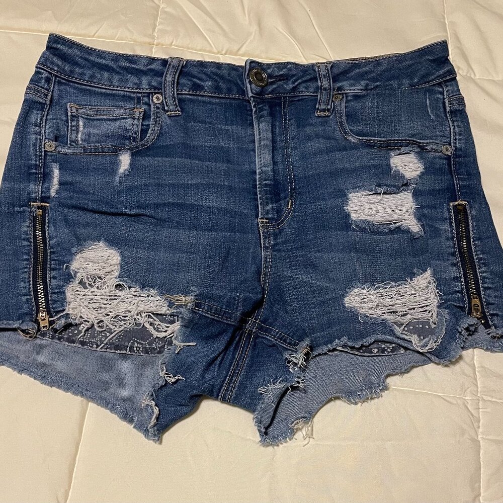 American Eagle Super Hi-Rise Denim Shorts